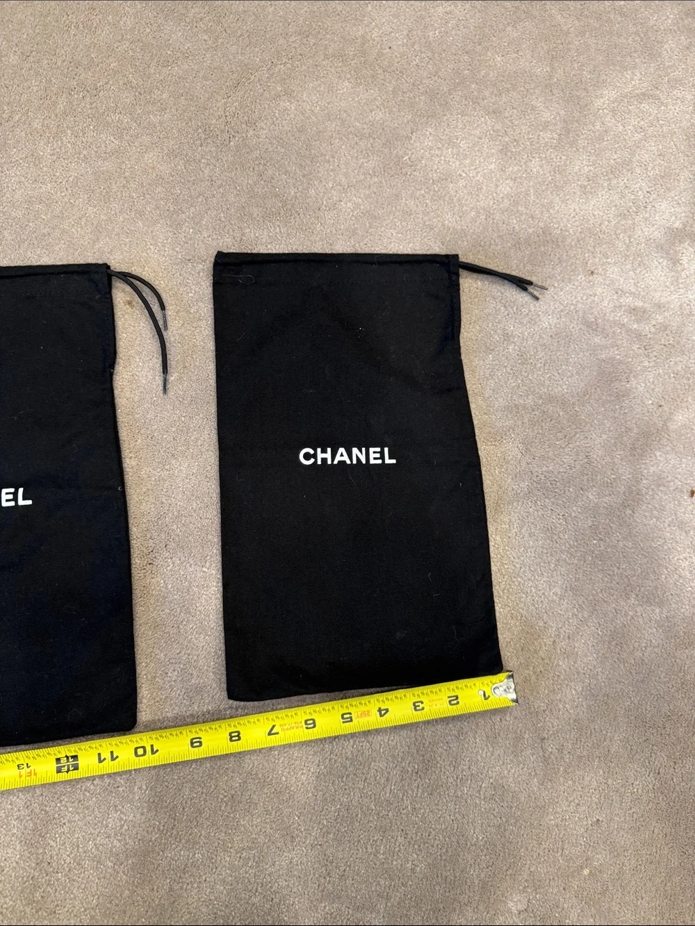 CHANEL Black dustbags